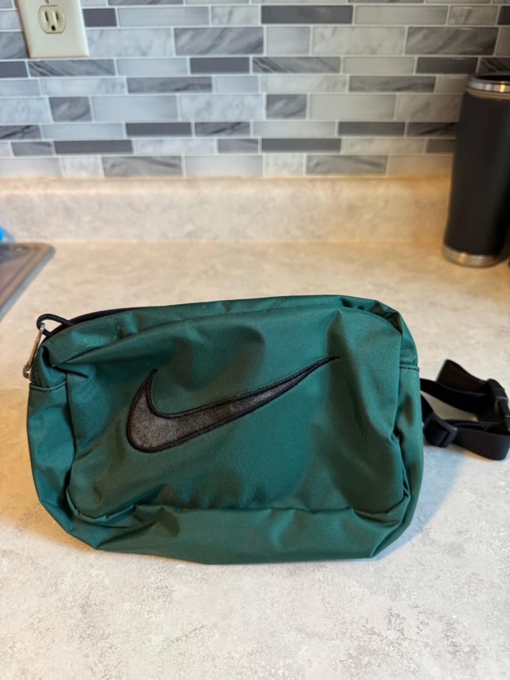 Nike Heritage vintage Fanny Pack Waist Bag Unisex OS Green! Swoosh S7-KAN
